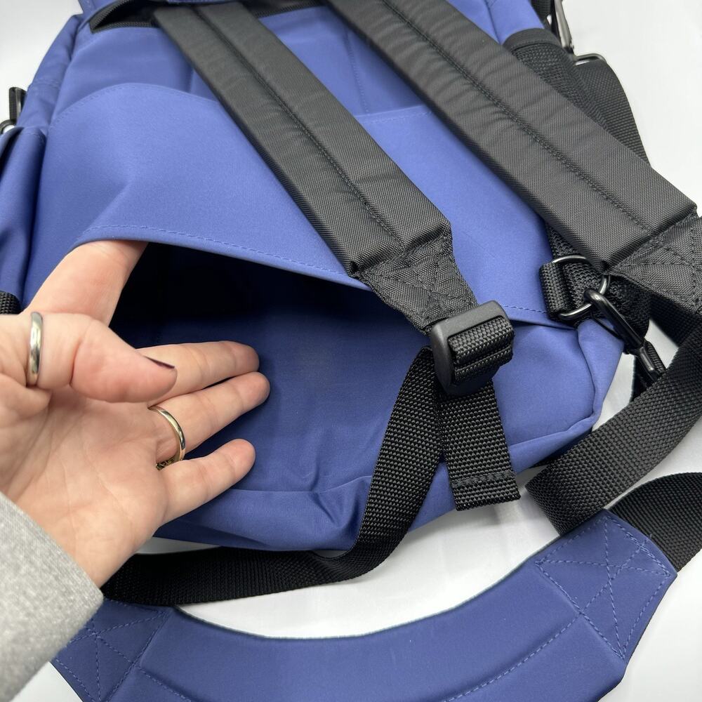 LL Bean Blue Traveler Backpack - Picture 9 of 13